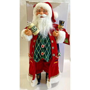 Windy Hill Collection ~16"  German Santa - Stein, Black forest Clock, Nutcracker